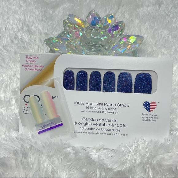 Color Street | Twilight Hour, deep blue glitter nail strips - Picture 5 of 17